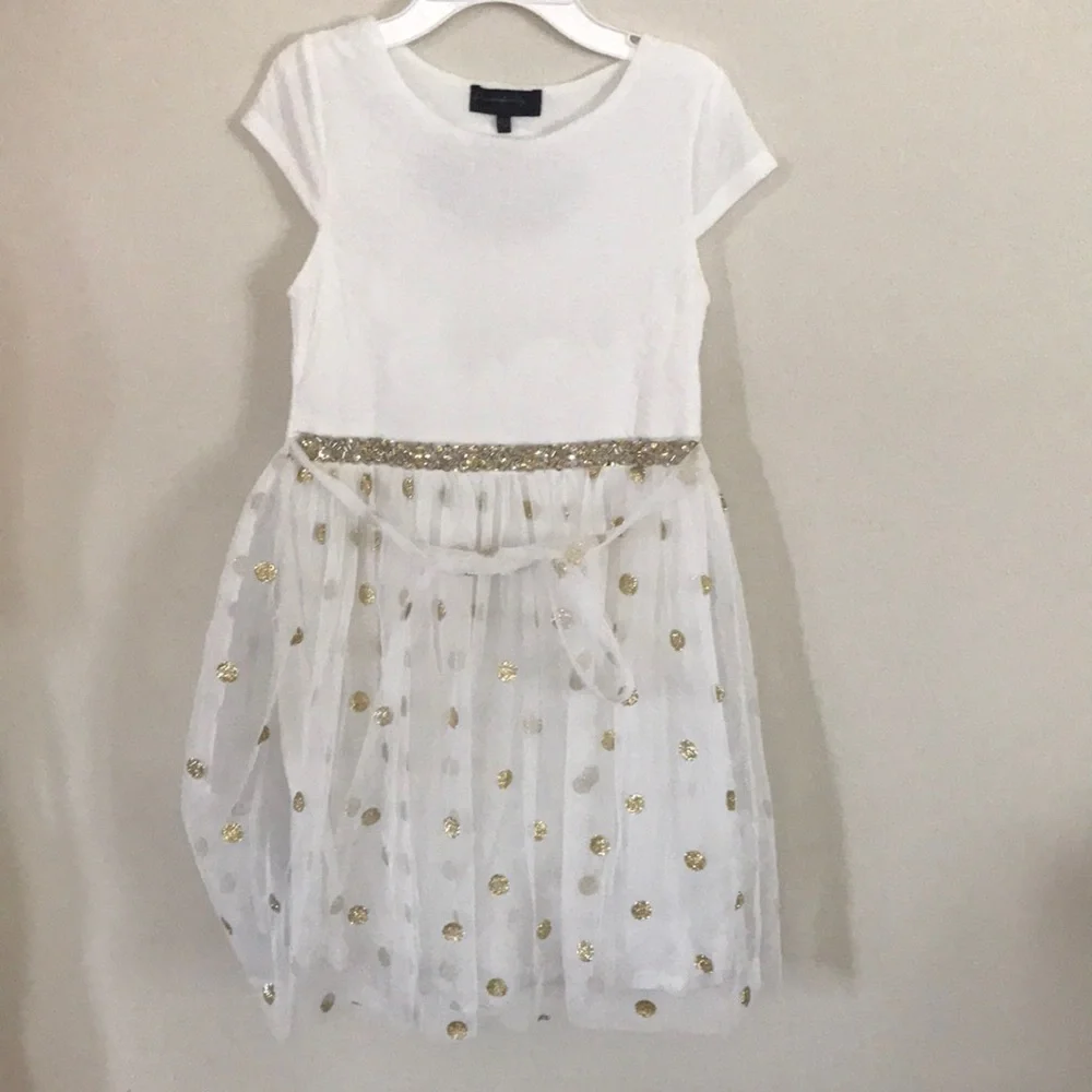 Formal cream dress size 14 - Picture 1 of 7